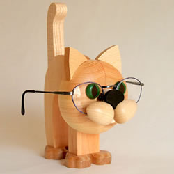 Brillenhalter Katze - Hersteller Fa. Kuhnert